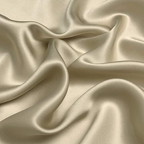 100% Mulberry Silk Pure Silk Charmeuse 19 mm Fabric 45 Dressmakin...